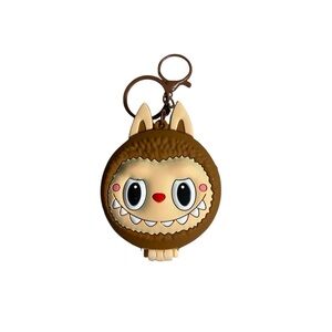 Labubu Brown Mirror and Brush Keychain
